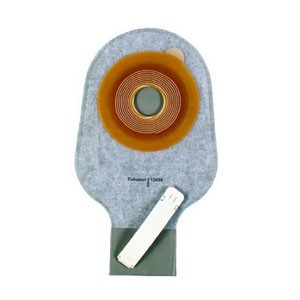 "Assura 1-Piece Standard Drainable Pouch Cut-to-Fit Non-Convex 3/8"" - 2-1/4"", Transparent"
