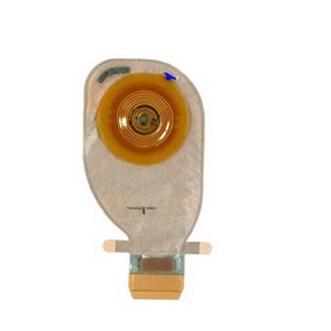 "Assura 1-Piece Drainable Pouch Cut-to-Fit Convex 3/4"" - 1-1/4"", Transparent"