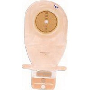 "Assura 1-Piece Wide Outlet Drainable Pouch Cut-to-Fit Convex 3/4"" - 1-3/4"", Transparent"