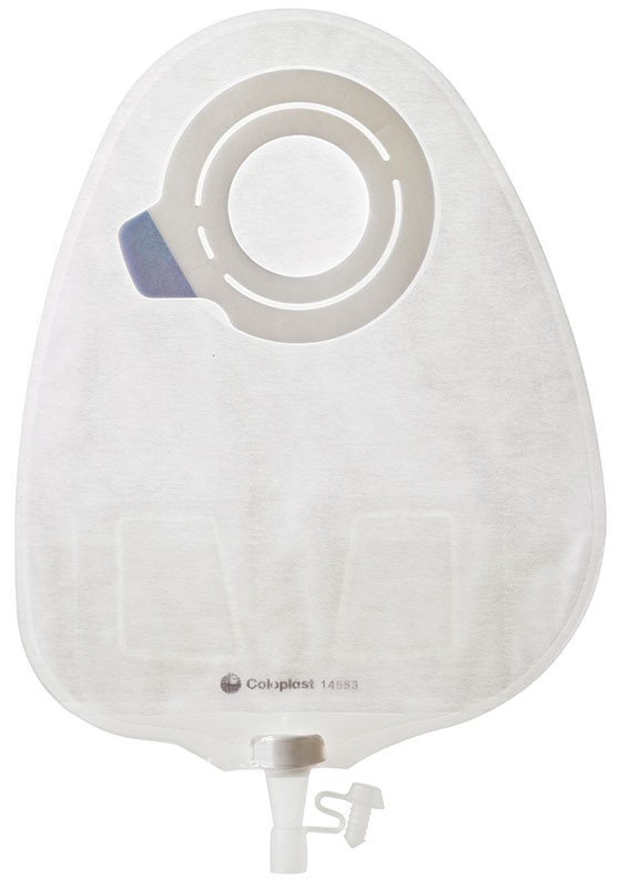 "Assura AC Easiflex 2-Piece Urostomy Pouch 3/8"" - 1-1/4"", Transparent"