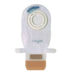"Assura AC Easiflex 2-Piece Pediatric Drainable Pouch 1-1/8"", Transparent"