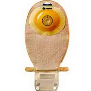 "SenSura 1-Piece Wide Outlet Drainable Pouch Cut-to-Fit Convex 5/8"" - 1-3/4"", Transparent"