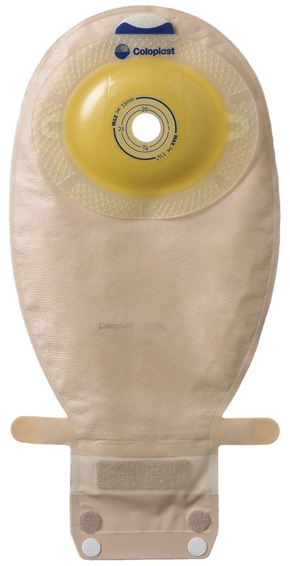 "SenSura 1-Piece Xpro Wide Outlet Drainable Pouch Cut-to-Fit Convex 3/4"" - 1-3/4"""