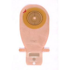 "Assura 1-Piece Wide Outlet Drainable Pouch Cut-to-Fit Non-Convex 3/8"" - 2-3/4"""