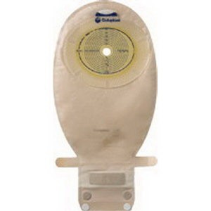 "SenSura 1-Piece Xpro Wide Outlet Drainable Pouch Cut-to-Fit Flat 3/8"" - 3"""