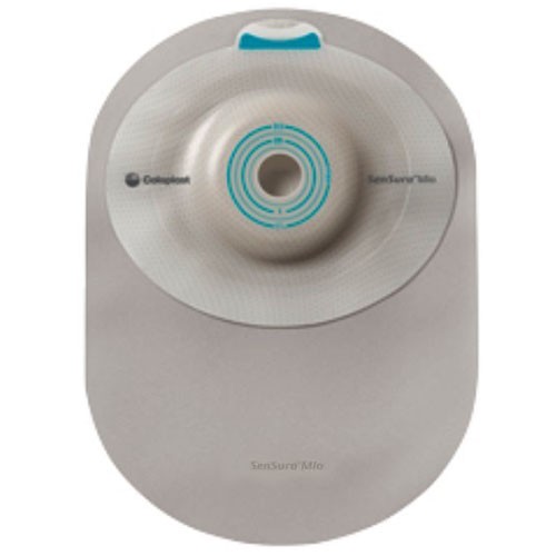 "Mio 1-Piece Closed Pouch, Convex Light, Maxi, Opaque with Inspection Window, Pre-Cut, 1"""