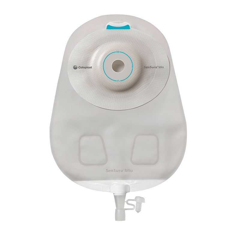 Mio 1-Piece Urostomy Pouch, Convex Light, Midi, Opaque, Pre-cut