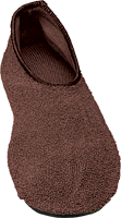 Non-Skid Slippers,Med/Lrg,Brown,Wm 10+,Mn 8-10,Pr