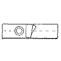 Nu-Form Support Belt Prolapse Strap 3-1/4" Opening 4" Wide 32" - 35" Waist Medium