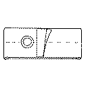 Nu-Form Support Belt Prolapse Strap 2-3/8" Opening 6" Wide 41" - 46" Waist X-Large