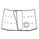 Nu-Form Support Belt 2-1/4" Opening 9" Wide 47" - 52" Waist 2X-Large