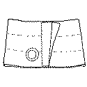 "Nu-Form Support Belt 3"" Opening 9"" Wide 47"" - 52"" Waist 2X-Large"