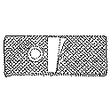 Nu-Form Support Belt Prolapse Strap 3" Center Opening 6" Wide 32" - 35" Waist Medium