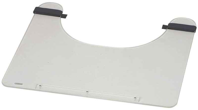 "Acrylic Wheelchair Tray, Clear, 23"" X 19"" X 1/4"""