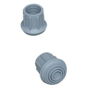 Walker/Commode Tips #20, 1", Grey, 4/Box