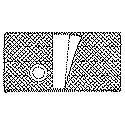 Nu-Form Support Belt Prolapse Strap 3-1/4" Opening 1-1/2" From Bottom 8" Wide 41" - 46" Waist X-Larg
