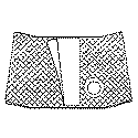 "Nu-Form Support Belt 2-1/4"" Opening 9"" Wide 32"" - 35"" Waist Medium"