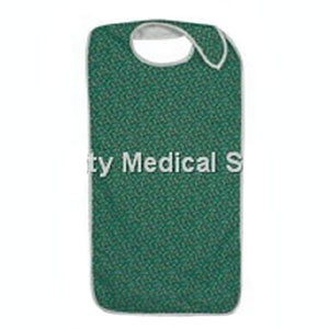 Mealtime Protector, Chest To Lap, 18" X 24",Green