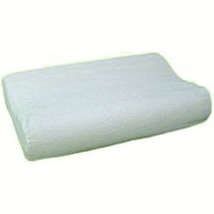 "Radial Cut Memory Foam Pillow,19""X12""X3""-4 1/2"""