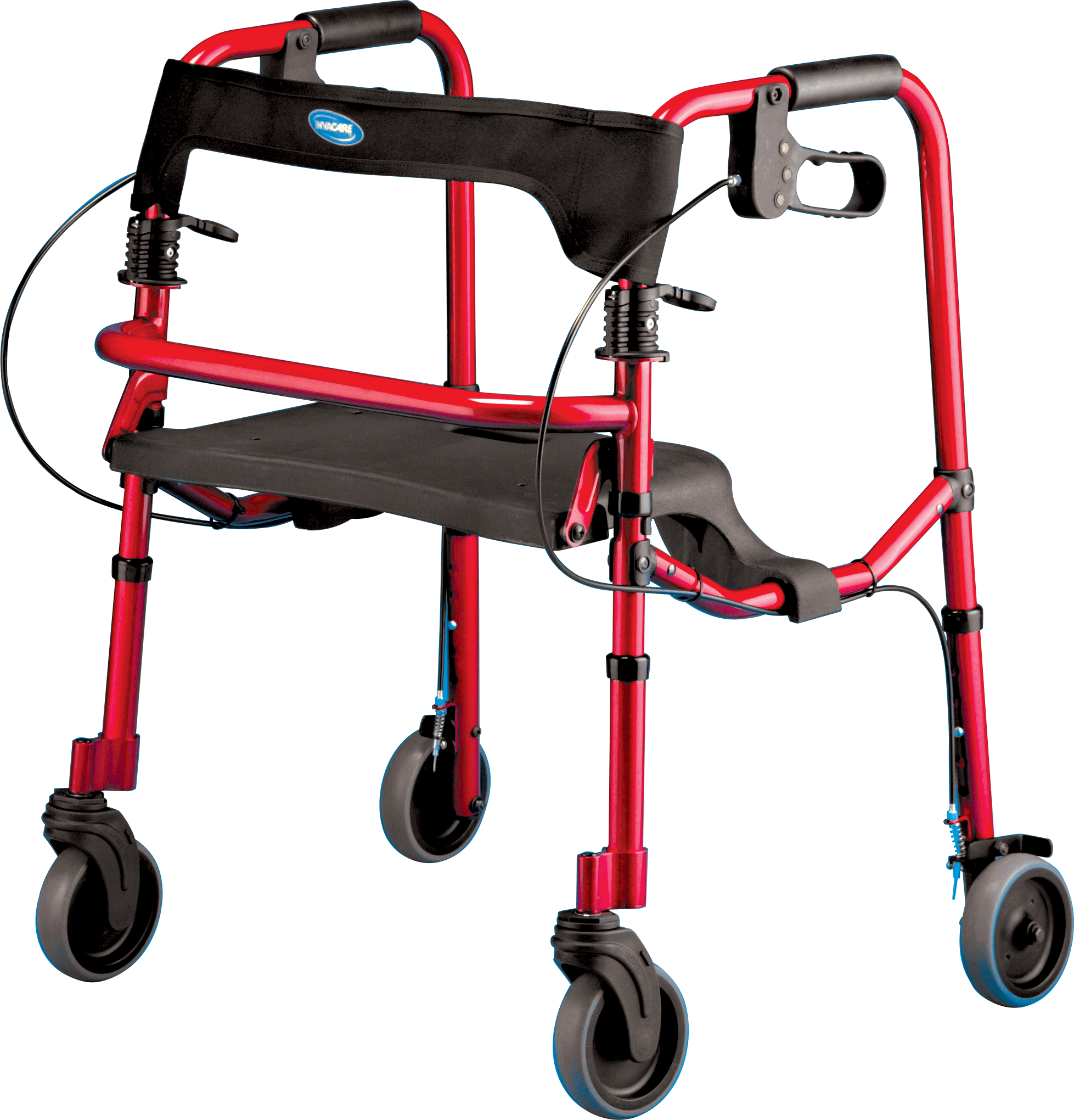 Rollite Junior Rollator with 5" Wheel, Red