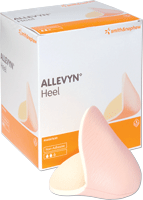 "ALLEVYN Non-Adhesive Hydrocellular Dressing 5-1/2"" x 4-1/2"" Heel"