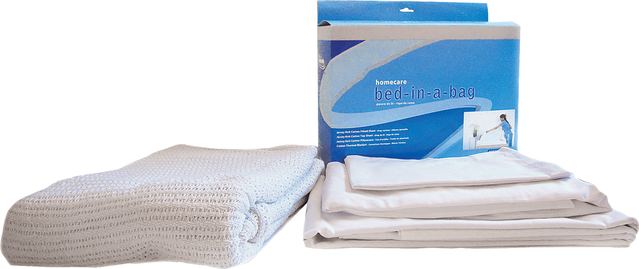 "ReliaMed Home Care Bed-in-a-Bag, Bariatric 52"" x 80"" x 12"""