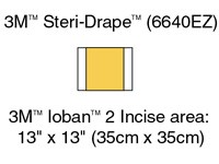 Ioban 2 Antimicrobial Incise Drape, 23" x 13"