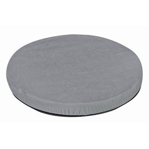 "HealthSmart Deluxe Swivel Seat 15"" Diameter, Gray"