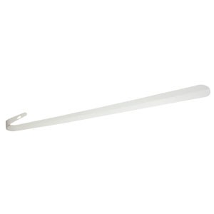 HealthSmart Steel Shoe Horn 24", White