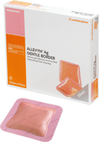 "ALLEVYN Ag Gentle Border Silicone Gel Adhesive Silver Wound Dressing 3"" x 3"""