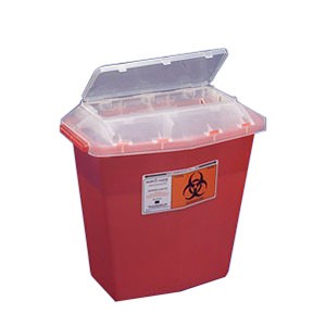 Sharps-A-Gator Tortuous Path Sharps Container 5 Quart