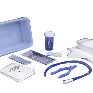 CURITY Vinyl Open Urethral Catheter Tray 14 Fr