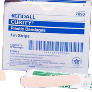 "Curity Plastic Bandage 3/4"" x 3"""