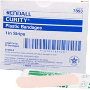 "Curity Sheer Adhesive Bandage 1"" x 3"""
