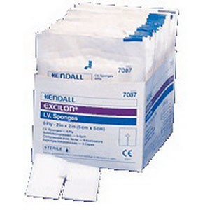 "Excilon Sterile I.V. Sponge 2"" L x 2"" W, Sterile, 2's"