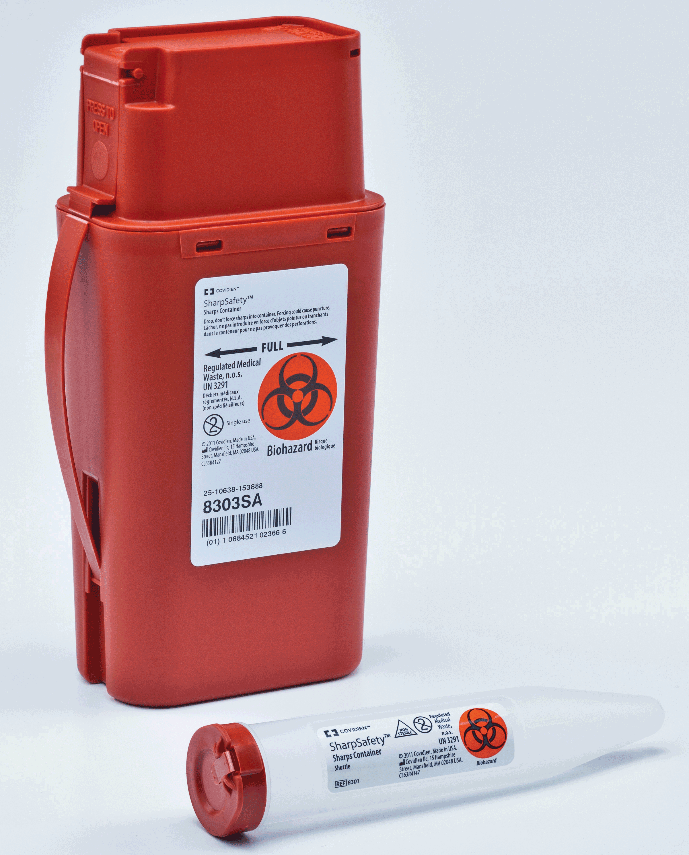 Transportable Sharps Container 1 Quart