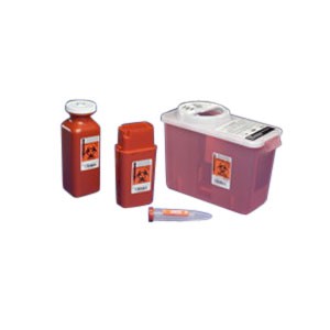 SharpSafety Transportable Sharps Container 1-1/2 Quart