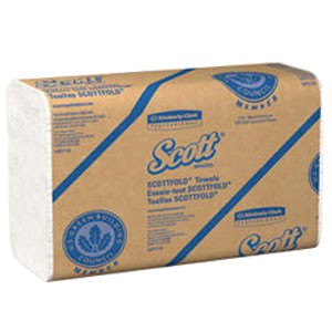 "Scott Scottfold M Towel 7-21/25"" x 12-2/5"", White"