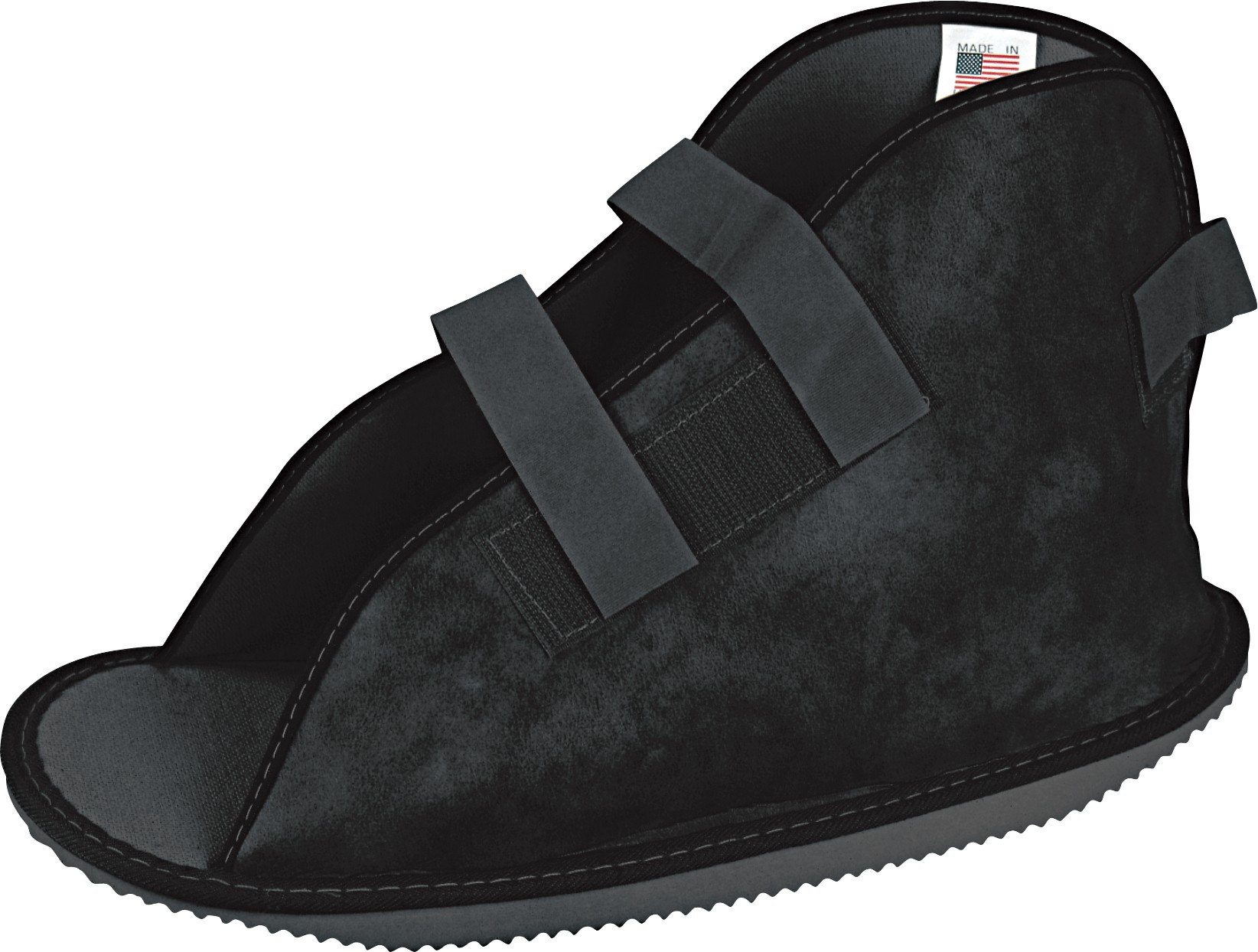 Rocker Bottom Cast Boot/Shoe, Vinyl, Open Toe/Closed Heel