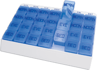 "Medi Tray Pill Organizer 9-5/16"" x 6-3/4"" x 1-1/8"""