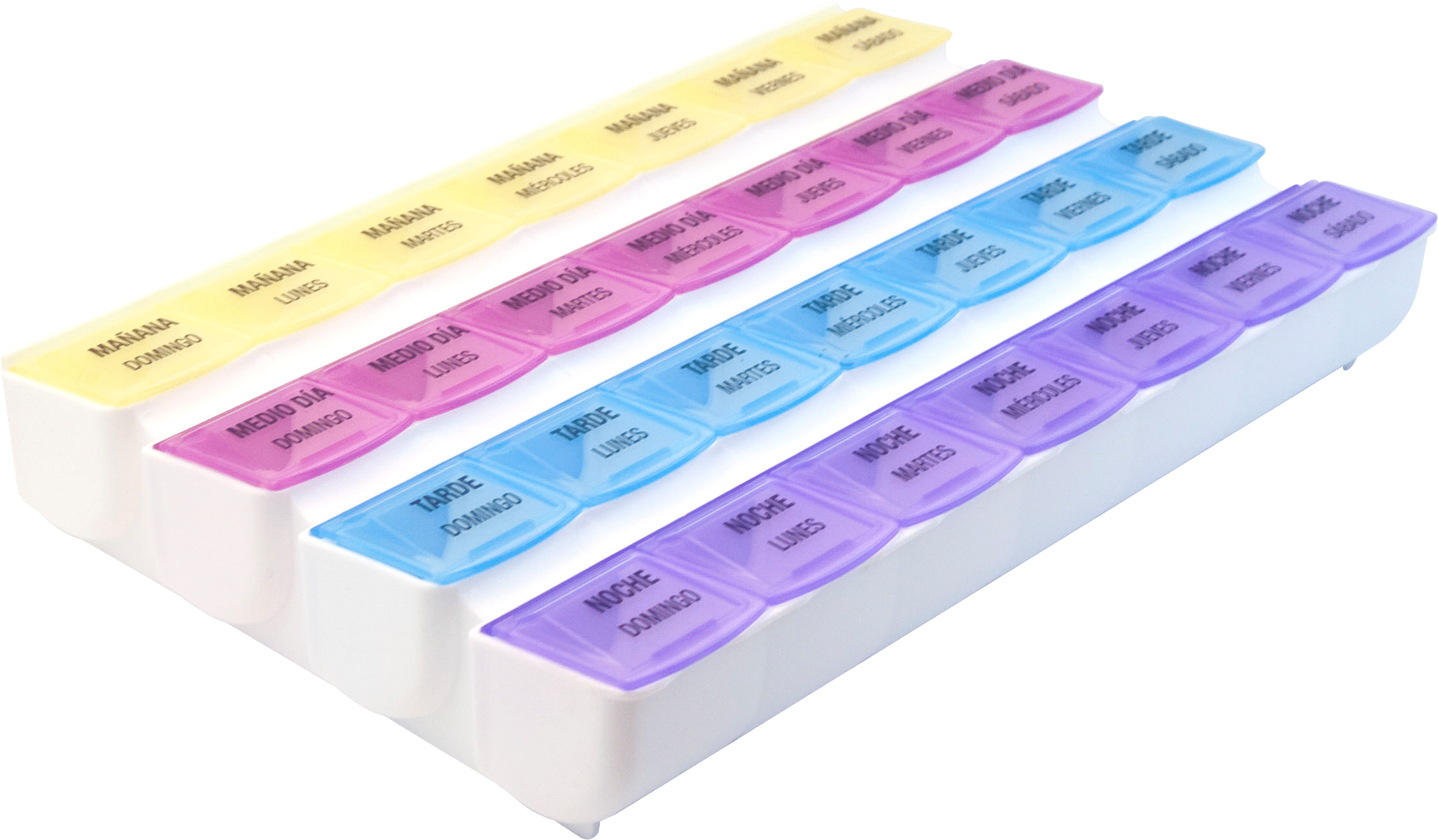 "7-Day Medication Planner Spanish Guide 8-5/16"" x 5-5/8"" H x 1-1/2"""