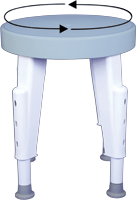 Rotating Round Shower Stool