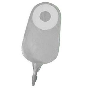 E-Z Drain Two-Piece Urostomy Drainable Pouch Child, 10" L x 5-3/8" W, Clear, 20 oz.