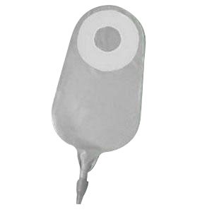 E-Z Drain Two-Piece Urostomy Drainable Pouch Large, 10" L x 5-3/8" W, White, 20 oz.