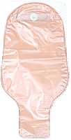 "Two-Piece Clear Drainable Pouch, 11"", 10 Per Box"