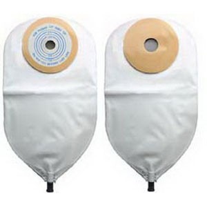 1-Piece Post-Op Adult Urinary Pouch Precut 1" Round