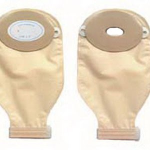 "Nu-Flex 1-Piece Adult Drainable Pouch Cut-to-Fit Convex 3/4"" x 1-1/2"" Oval"