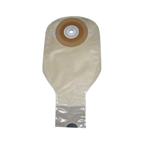 Nu-Flex 1-Piece Post-Op Adult Drainable Pouch Round, Flat, Opaque, Trim to Fit Up to 2-1/8