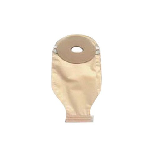 Special NuFlex Oval Urostomy Pouch Half Convex 1-3/8" x 1" Vertical, Small Double Barrel Foam