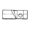 Nu-Support Flat Panel Belt Prolapse Strap 2-3/8" Opening 6" Wide 41" - 46" Waist X-Large